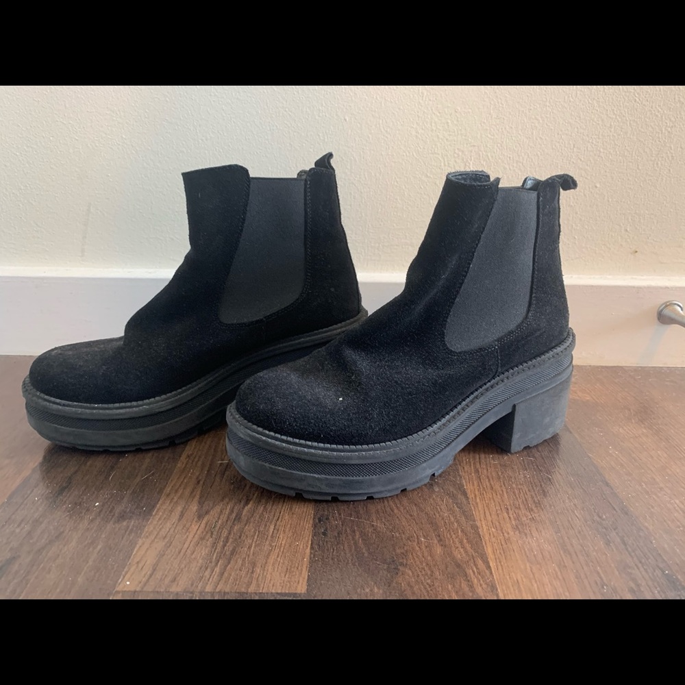 Chunky Chelsea boots - black